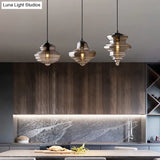 Modern Glass Pendant Lighting For Dining Room Table