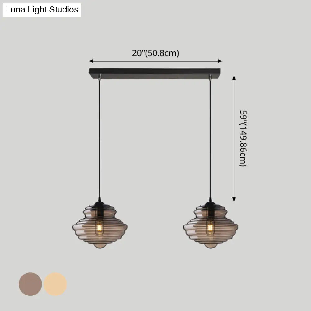 Modern Glass Pendant Lighting For Dining Room Table