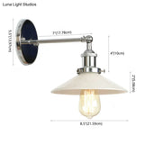 Modern Glass Wall Sconce Light For Indoor Décor - Single Fixture With Transparent Shade