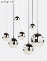 Modern Globe Pendant Light: Simple Glass Fixture For Restaurants