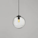 Modern Globe Pendant Light: Simple Glass Fixture For Restaurants Clear / 6