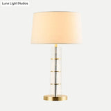 Modern Gold Drum Task Light With 1 Bulb: A Stylish Reading Lamp For Living Room