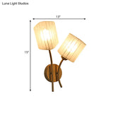 Modern Gold Rectangular Sconce Lamp - Stylish Bedroom Lighting Fixture