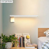 Modern L-Shaped Led Wall Sconce For Living Rooms - Acrylic Simplicity
