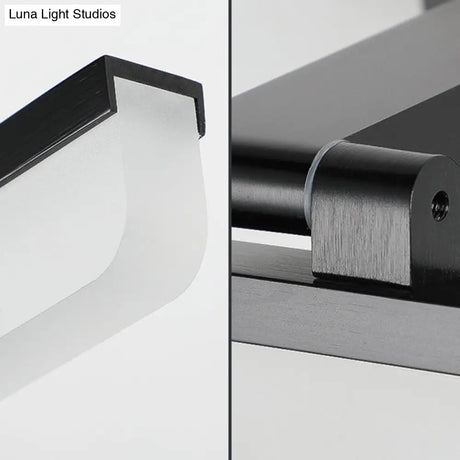 Modern Led Bathroom Mirror Cabinet Light In 3 Color Finishes
