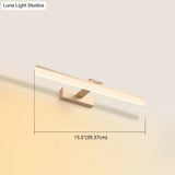 Modern Led Bathroom Mirror Cabinet Light In 3 Color Finishes
