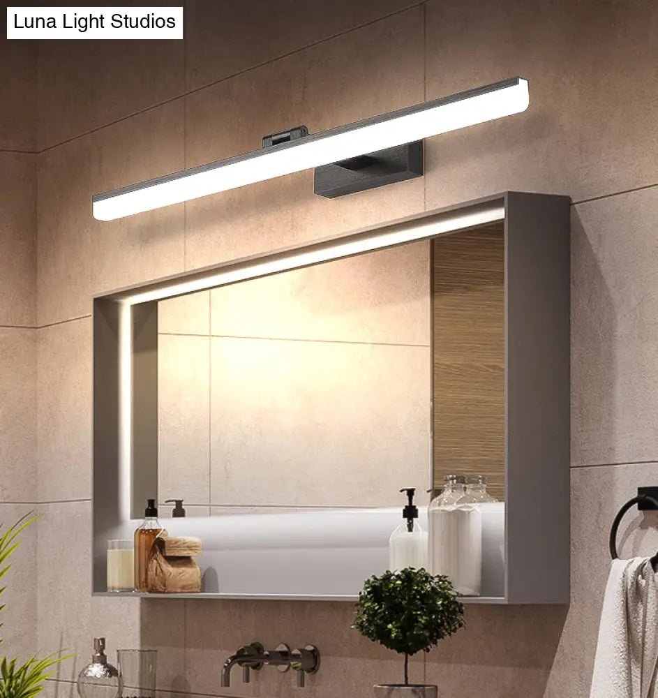 Modern Led Bathroom Mirror Cabinet Light In 3 Color Finishes