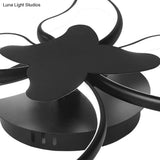 Modern Led Butterfly Ceiling Light - Acrylic Flush Mount For Bedroom