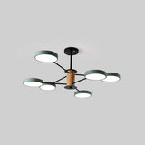 Modern Led Ceiling Light Sleek Semi Flush Circle Design With Acrylic Shade Ideal For Living Room 6 /