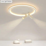 Modern Led Ceiling Light With Nordic Acrylic Design - Perfect For Study Rooms
