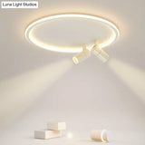 Modern Led Ceiling Light With Nordic Acrylic Design - Perfect For Study Rooms