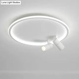 Modern Led Ceiling Light With Nordic Acrylic Design - Perfect For Study Rooms