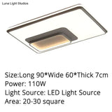Modern Led Ceiling Lighting Lamps Round/Square/Rectangle Design For Living Room Led Indoor Home
