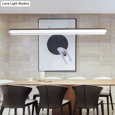 Modern Led Coffee Pendant Light For Dining Room & Kitchen Island