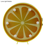 Modern Led Fruit Table Lamp: Battery-Powered Nightstand Light For Bedroom