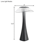 Modern Led Grey Bedside Table Lamp With Small Waist And Stylish Acrylic Lighting