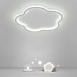 Modern Led Metal Flush Mount Ceiling Light Fixture For Flower Bedroom Illumination White /