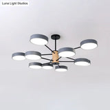 Modern Led Nordic Branch Chandelier - Acrylic Living Room Ceiling Light