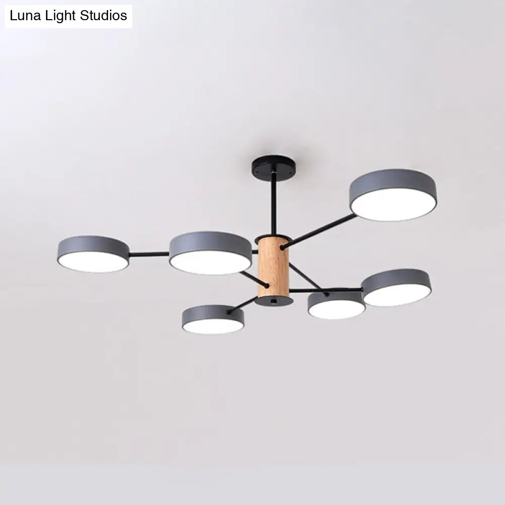 Modern Led Nordic Branch Chandelier - Acrylic Living Room Ceiling Light