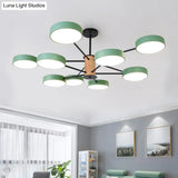 Modern Led Nordic Branch Chandelier - Acrylic Living Room Ceiling Light