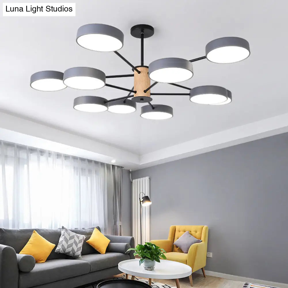 Modern Led Nordic Branch Chandelier - Acrylic Living Room Ceiling Light