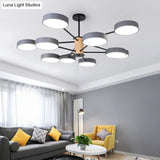 Modern Led Nordic Branch Chandelier - Acrylic Living Room Ceiling Light