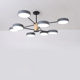 Modern Led Nordic Branch Chandelier - Acrylic Living Room Ceiling Light 8 / Grey