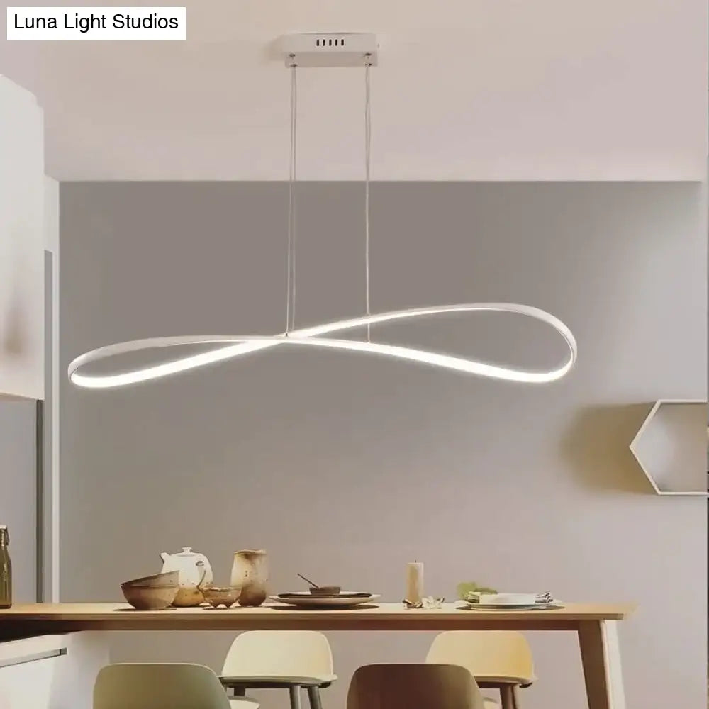 Modern Led Pendant Lights For Dining Room Kitchen Room Home Deco Pendant Lamp Matte Black/White Finished Pendant