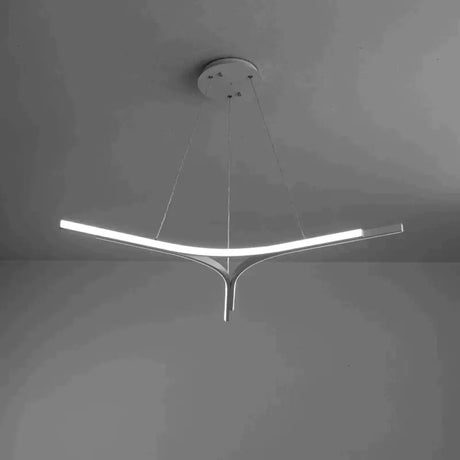 Modern Led Pendant Lights Living Room Restaurant Hang Lamp Aluminum Remote Control Dimming Hanging