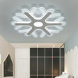Modern Led Snowflake Ceiling Light For Kids’ Bedrooms White / 16.5’