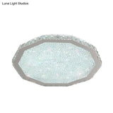Modern Led Stainless - Steel Flush Mount Ceiling Light For Living Room