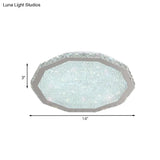 Modern Led Stainless - Steel Flush Mount Ceiling Light For Living Room