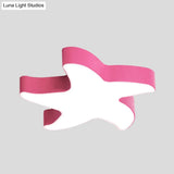 Modern Led Starfish Acrylic Ceiling Chandelier For Corridor