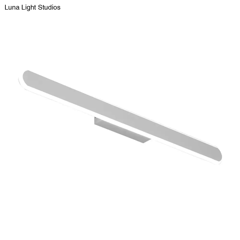 Modern Led Vanity Lamp For White Bathroom Mirror - Available In White/Warm Light 3 Sizes