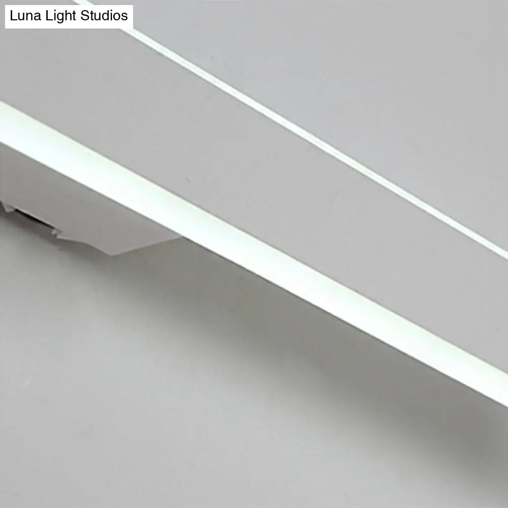 Modern Led Vanity Lamp For White Bathroom Mirror - Available In White/Warm Light 3 Sizes