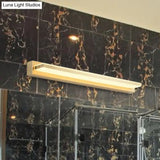 Modern Led Vanity Lighting With Yellow Acrylic Shade - Rectangular Wall Mount Light For Bedroom