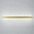 Modern Led Wall Light Fixture: Rectangular Linear Living Room Sconce Lighting Gold / Small White