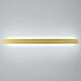 Modern Led Wall Light Fixture: Rectangular Linear Living Room Sconce Lighting Gold / Small White