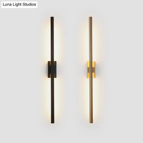 Modern Led Wall Mount Light - Linear Shape Acrylic Design For Living Room