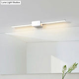Modern Led Wall-Mounted Vanity Lamp For Bathroom Minimalistic Acrylic Pole Design