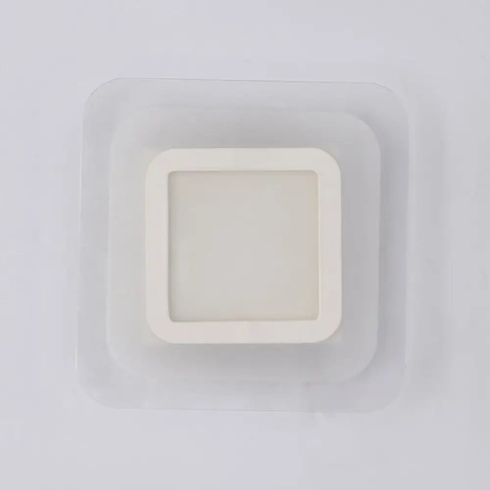Modern Led Wall Sconce - Triangle/Round/Square Design Warm/White Light Acrylic Simplicity