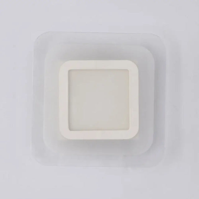 Modern Led Wall Sconce - Triangle/Round/Square Design Warm/White Light Acrylic Simplicity