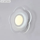Modern Led Wall Sconce - Triangle/Round/Square Design Warm/White Light Acrylic Simplicity