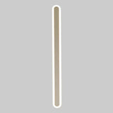 Modern Led Wall Sconce - White Elongated Acrylic Light Warm/White Lighting