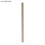 Modern Led Wall Sconce - White Elongated Acrylic Light Warm/White Lighting