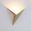 Modern Led Wall Sconce With Simple Triangular Design For Living Room Gold / Warm