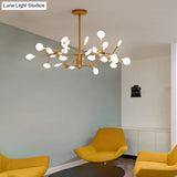 Modern Led White Firefly Ceiling Chandelier Light Fixture
