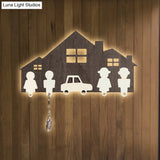 Modern Led Wooden Wall Light For Kids Bedroom & Foyer Stylish Sconce Lamp