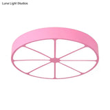 Modern Lemon Flat Ceiling Light For Kindergarten Classrooms