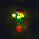 Modern Lilac Blossom Led Night Lamp: Multicolored Light Plug-In Wall Lighting Multi-Color